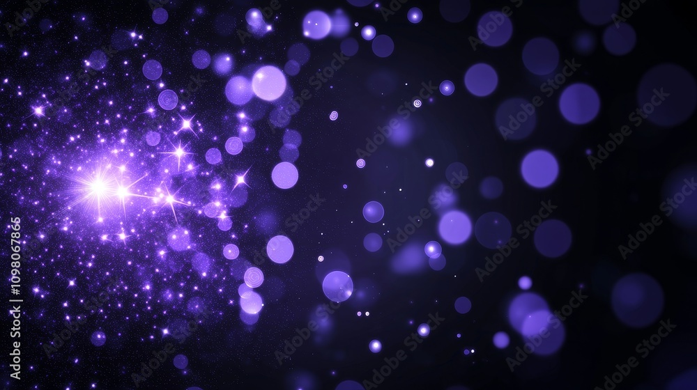 Poster intricate digital pixel mesh with soft gradient background in deep purple tones for modern creative 