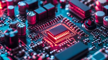 Obraz premium Challenges in Manufacturing Neon Circuit Components