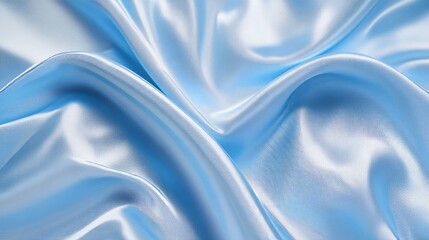 blue smooth wavy  silk background