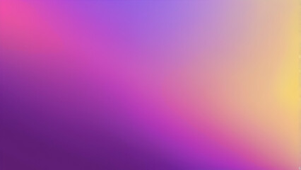 neon Violet Purple, Lemon Yellow glowing gradient background, a soft grainy noise texture with shimmering highlights and Smooth Transitions for a dynamic effect