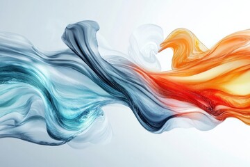 Fototapeta premium Modern flowing text animation effects