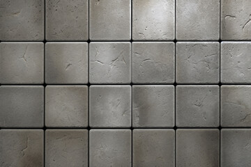 Processed collage of grey marble floor tiles surface texture. Background for banner, backdrop