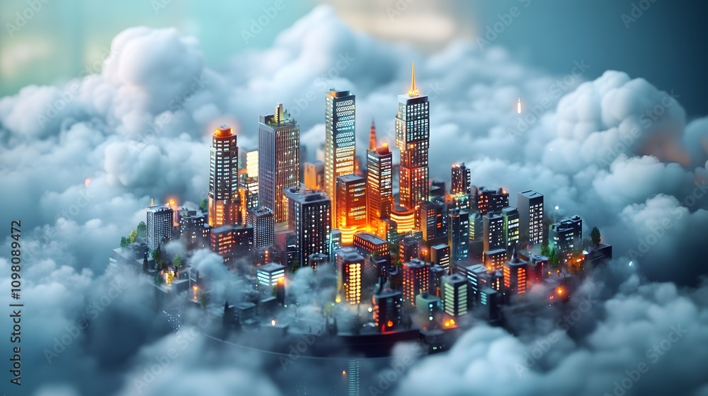 Poster cloud-native applications: showcase a city of microservices and containers operating in harmony with
