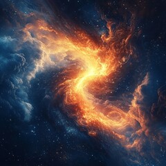 Dramatic Heaven and Hell Background, Light vs Dark Theme