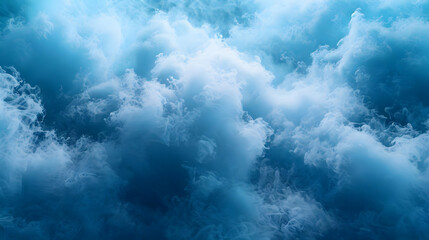 Fototapeta premium Abstract Blue Cloud Background Illustration