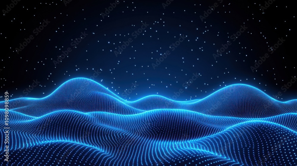 Aufkleber * illustration of network and internet communication concepts in 3d.