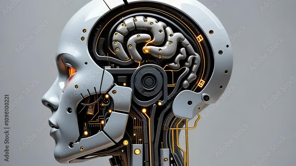 Poster advanced robotic evolution: exploring futuristic ai and neural technology