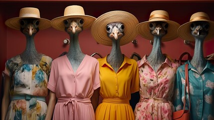 Obraz premium mannequins in shop