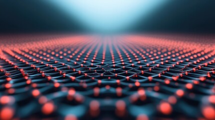 Fototapeta premium Conceptual futuristic transportation or transaction of information through quantum entanglement particles