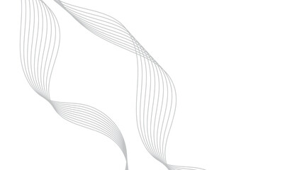 Wavy line white abstract background © Desinger