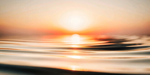 Obraz premium a soft organic light texture that resembles wat. A serene close-up view of shimmering water waves reflecting light, creating a tranquil and calming at