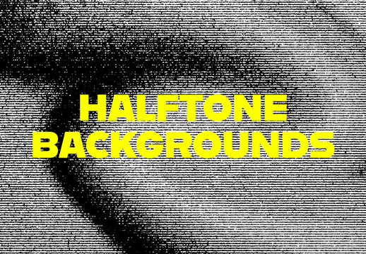 Black and White Halftone Backgrounds
