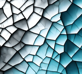 Obraz premium Abstract natural ice texture. Freezy ice surface. Blue backdrop with cracks and scratches on frozen water. Banner.pattern on winter window.generative ai 
