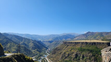 view from the top of the mountain