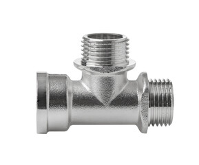 Stainless steel threaded tee fitting
