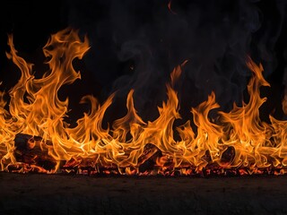 Fototapeta premium fire background