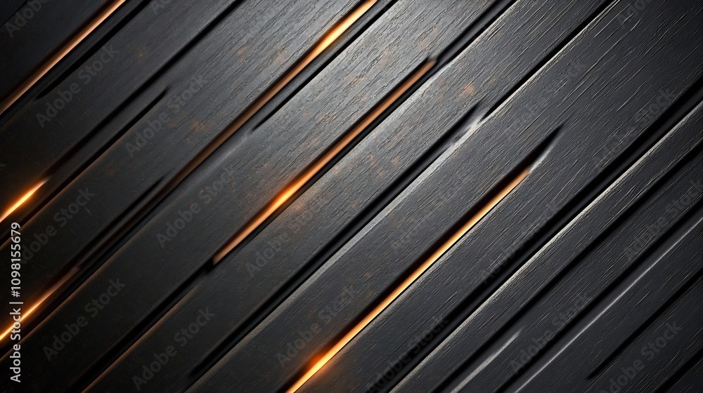 Poster sleek metallic dark geometric abstract pattern texture for high-tech branding