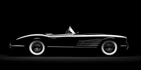 Obraz premium 1953 Convertible Sports Car with Classic Styling