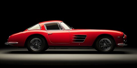 Obraz premium 1955 Iconic Italian Coupe with Elegant Design
