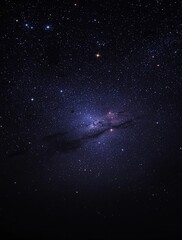 Fototapeta premium Glowing constellations in a dark and starry night sky, celestial navigation, nighttime landscape, peaceful ambiance, golden twinkle background, serene atmosphere
