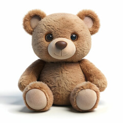 Fototapeta premium a teddy bear isolated on white background