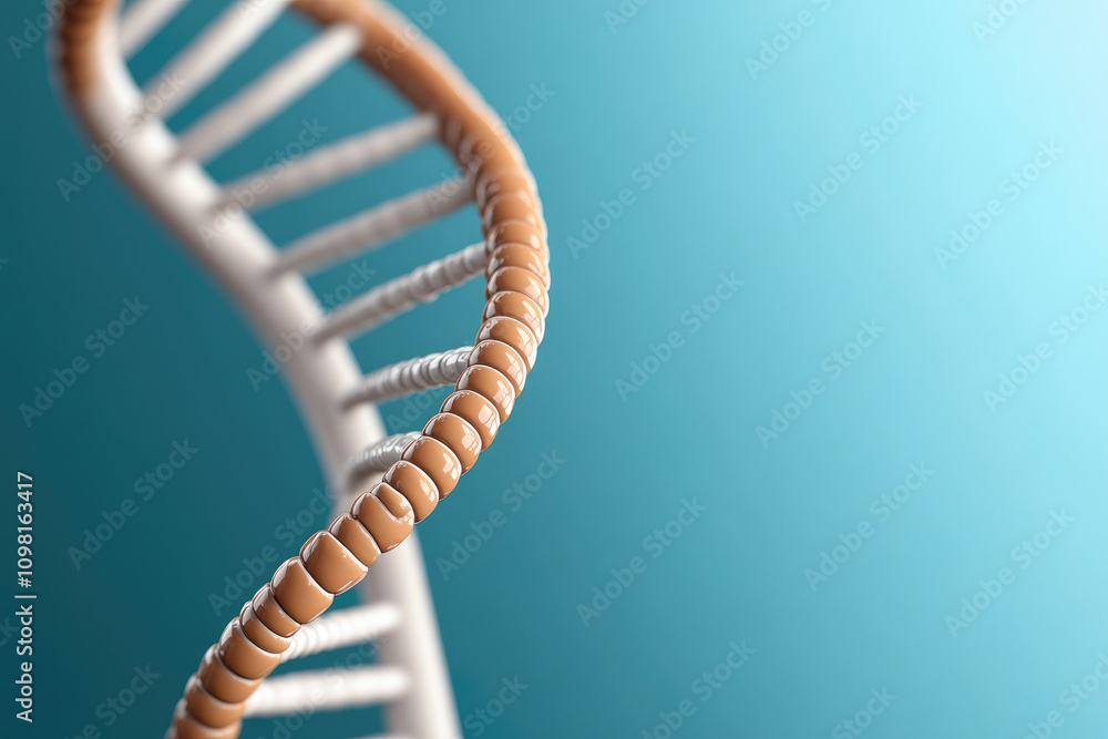 Poster intricate double helix structure, a detailed scientific micrograph showcasing the complex architectu