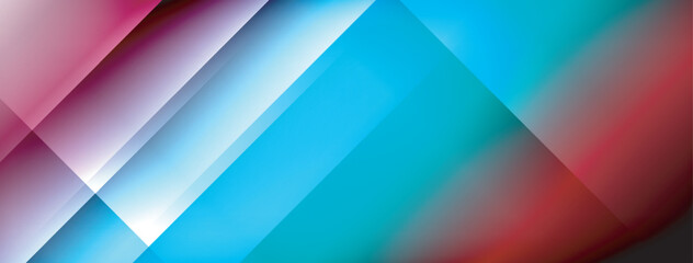 Obraz premium Colorful gradient with lines made of shadow and light. Creative background