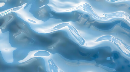 Obraz premium Abstract 3D Blue Liquid Wave Background