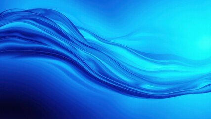 Fototapeta premium Abstract Blue Liquid Wave Flowing in Abstract Background