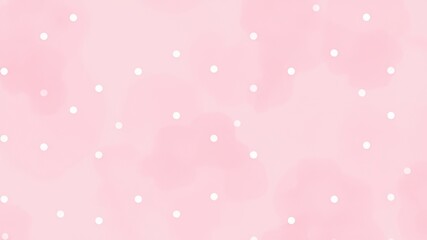 Fototapeta premium Abstract Pastel Pink Background with Scattered White Dots