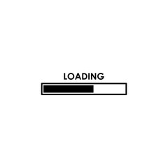 Obraz premium Loading icon logo template design illustration.