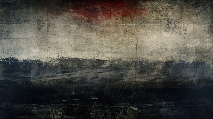 Fototapeta premium Distant Horizon: A Grunge Landscape