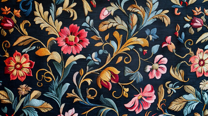 pattern flower seamless floral ornament leaf wallpaper