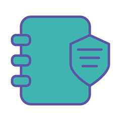 Fototapeta premium Phonebook icon Design