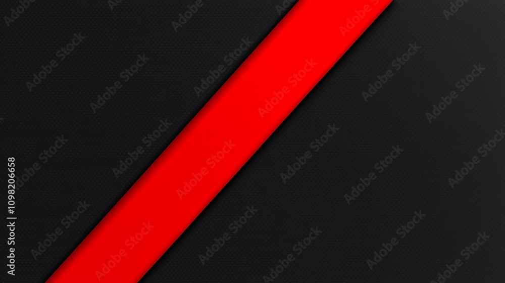 Aufkleber striking contrast of red and black in dynamic graphic design element perfect for modern digital back