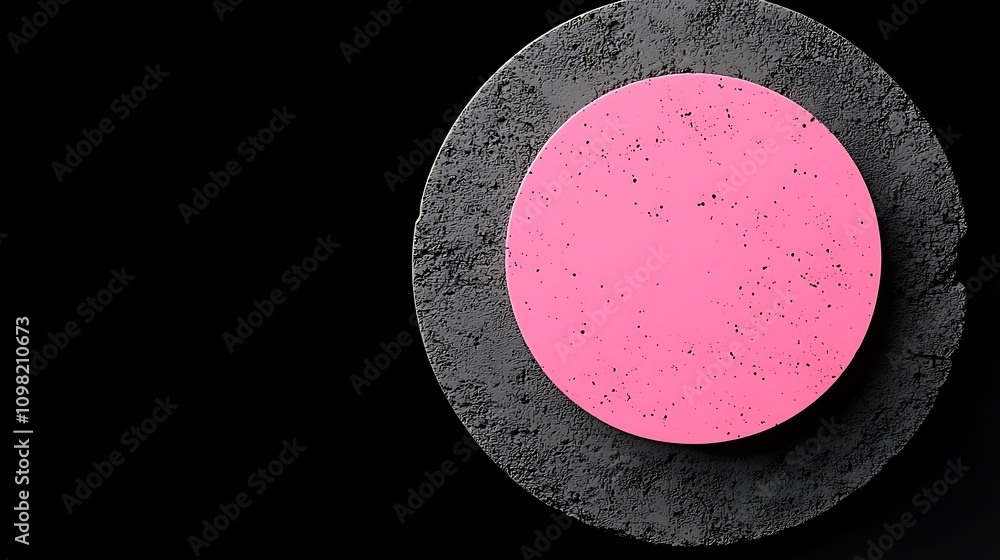 Aufkleber abstract composition of red and black elements on a dark background highlighting geometric shapes an