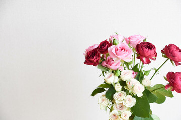 スプレー薔薇の花束