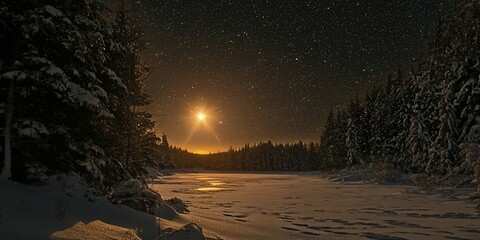 Starry Winter Night