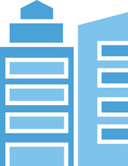 Obraz premium Building Tower Icon Illustration 