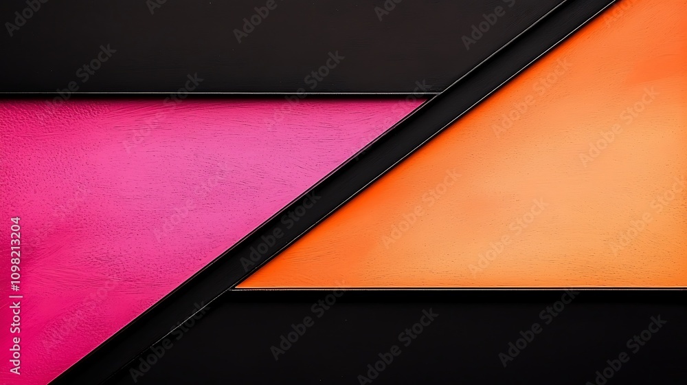 Poster an exploration of negative space featuring bold colors and geometric shapes in a minimalist design a