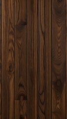 Walnut planks creating a brown wooden background with a detailed natural texture