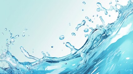 Obraz premium splash background concept with copy space