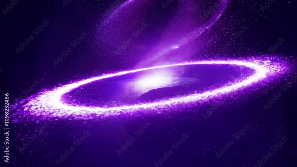 Wall mural cosmic purple ring nebula