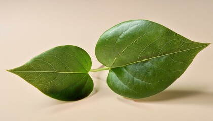 Obraz premium 작은 나뭇잎 두장