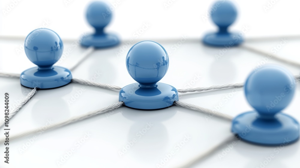 Poster global communication and collaboration, diverse network of interconnected individuals symbolizing un