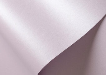 Light pastel lavender paper background with a smooth satin texture and subtle glossy sheen. Featuring curved, wavy gradients and delicate highlights, it creates a modern and