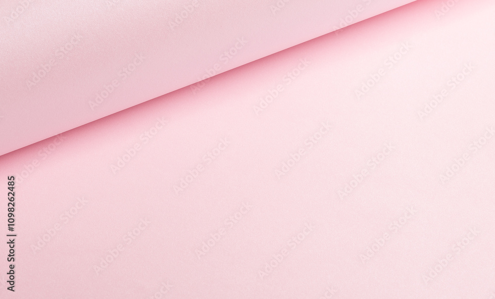 Fototapete pink paper background with a soft matte texture and minimalistic design. featuring clean folds and a
