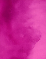 Fototapeta premium Magenta Pink Watercolor Texture Background Abstract Gradient Fuchsia Dye