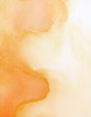 Fototapeta premium Abstract Peach Watercolor Background Texture Soft Pastel Shades Elegant Design