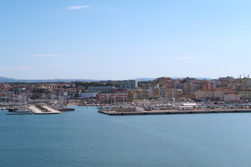 Obraz premium Vue de Porto Torres en Sardaigne en Italie